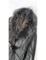 Cappotto donna inserto in pelliccia