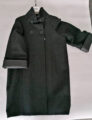 cappotto donna con inserti in ecopelle